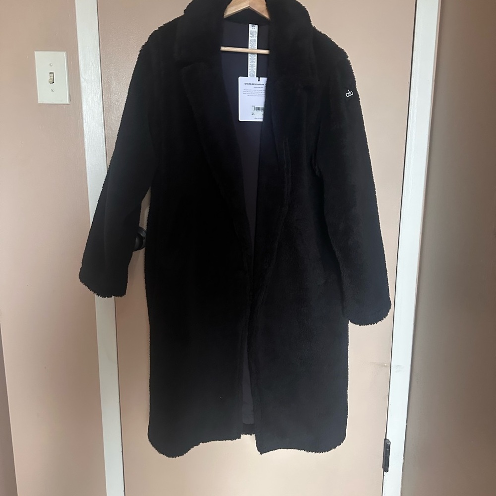 NWT ALO Women’s Oversized Sherpa Trench